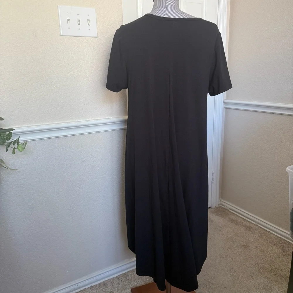 XLarge LULA ROE Black asymmetrical dress